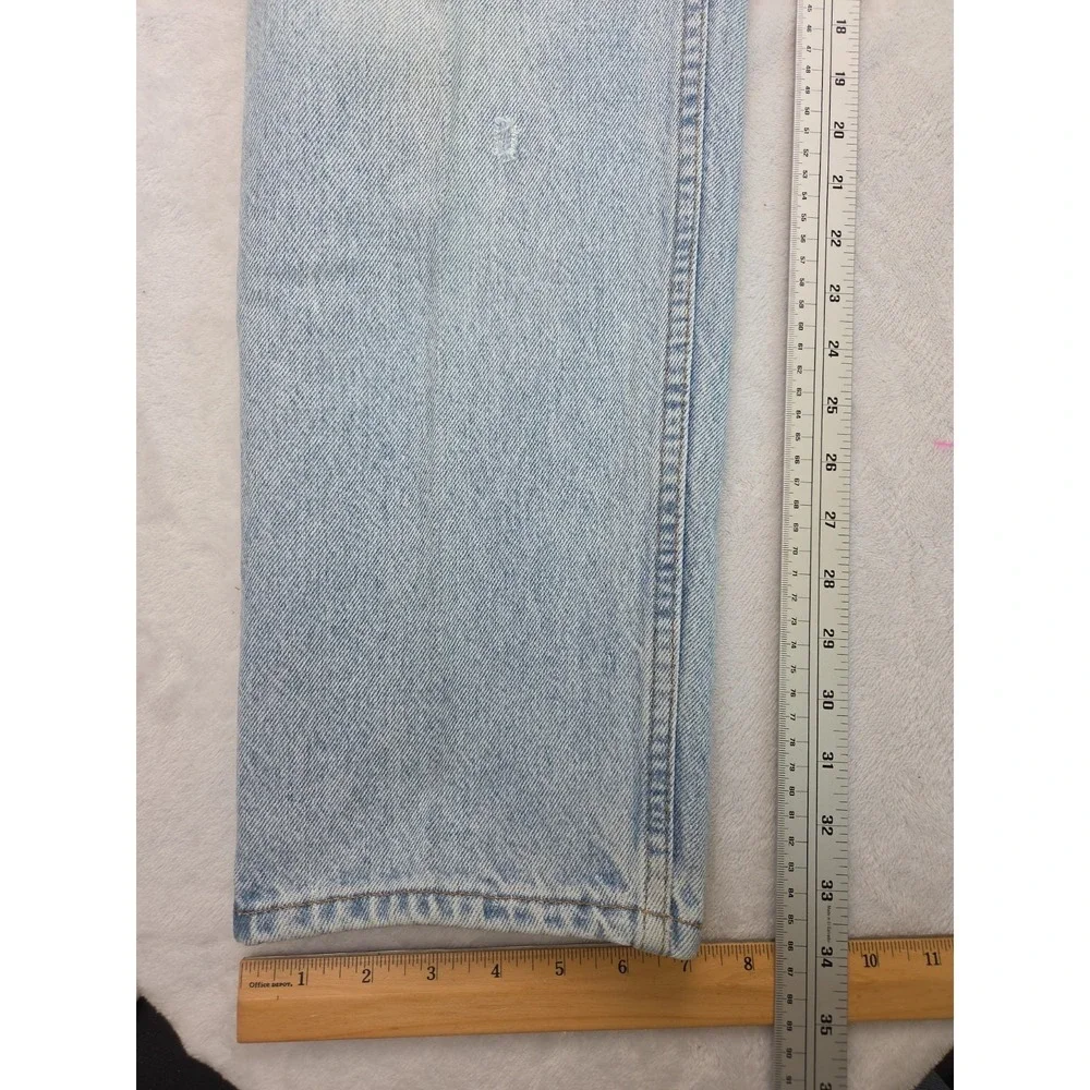 Vintage 90s Levi's 550 Jeans‎ | Orange Tab Light Wash | Relaxed Tapered | 34x34